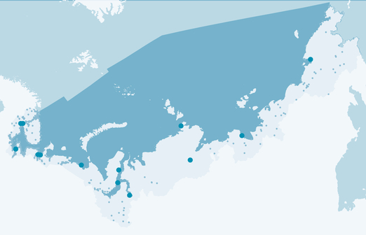 RuMap данные Арктическая зона