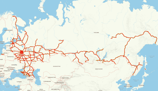В состав Единого дорожного графа «RUMAP» добавлена информация о трассах, оборудованных системой «Платон»