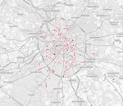 Дорожные перекрытия Москвы теперь и на геопортале RuMap