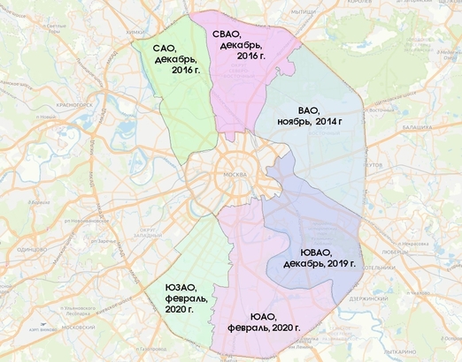 На геопортале "RUMAP" теперь доступна информация о грузовом каркасе города Москвы