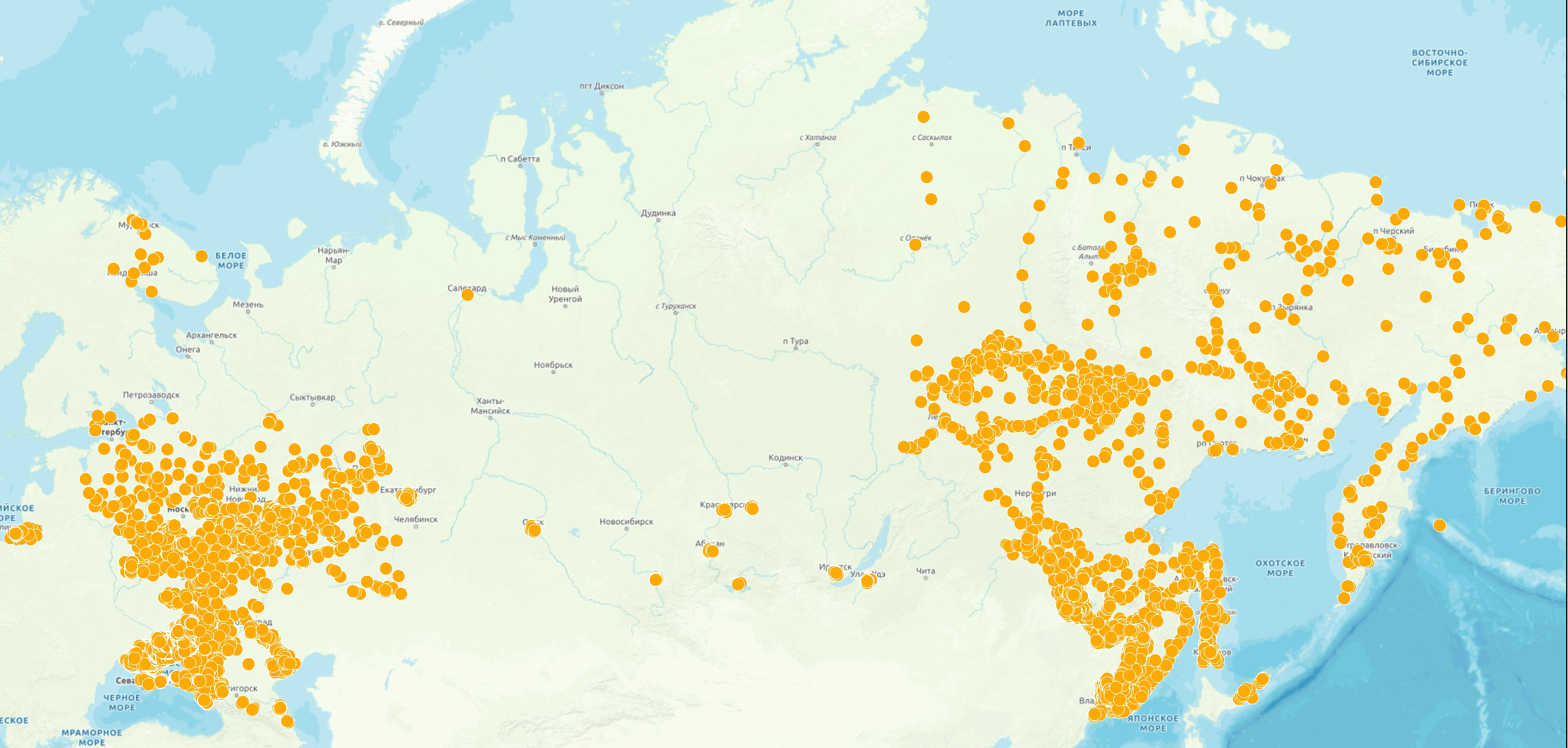Новая версия геоданных Rumap Май-2026